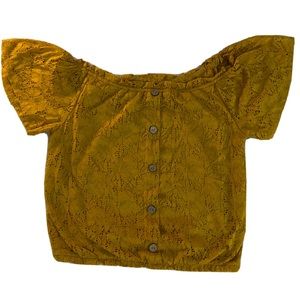 Girl clothing yellow blouse